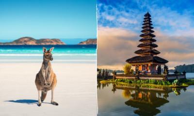 Australia ja Bali avaamassa matkailuaan